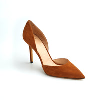 6qty NEW / Escarpins Nieves 90 en cuir suédé - Brown