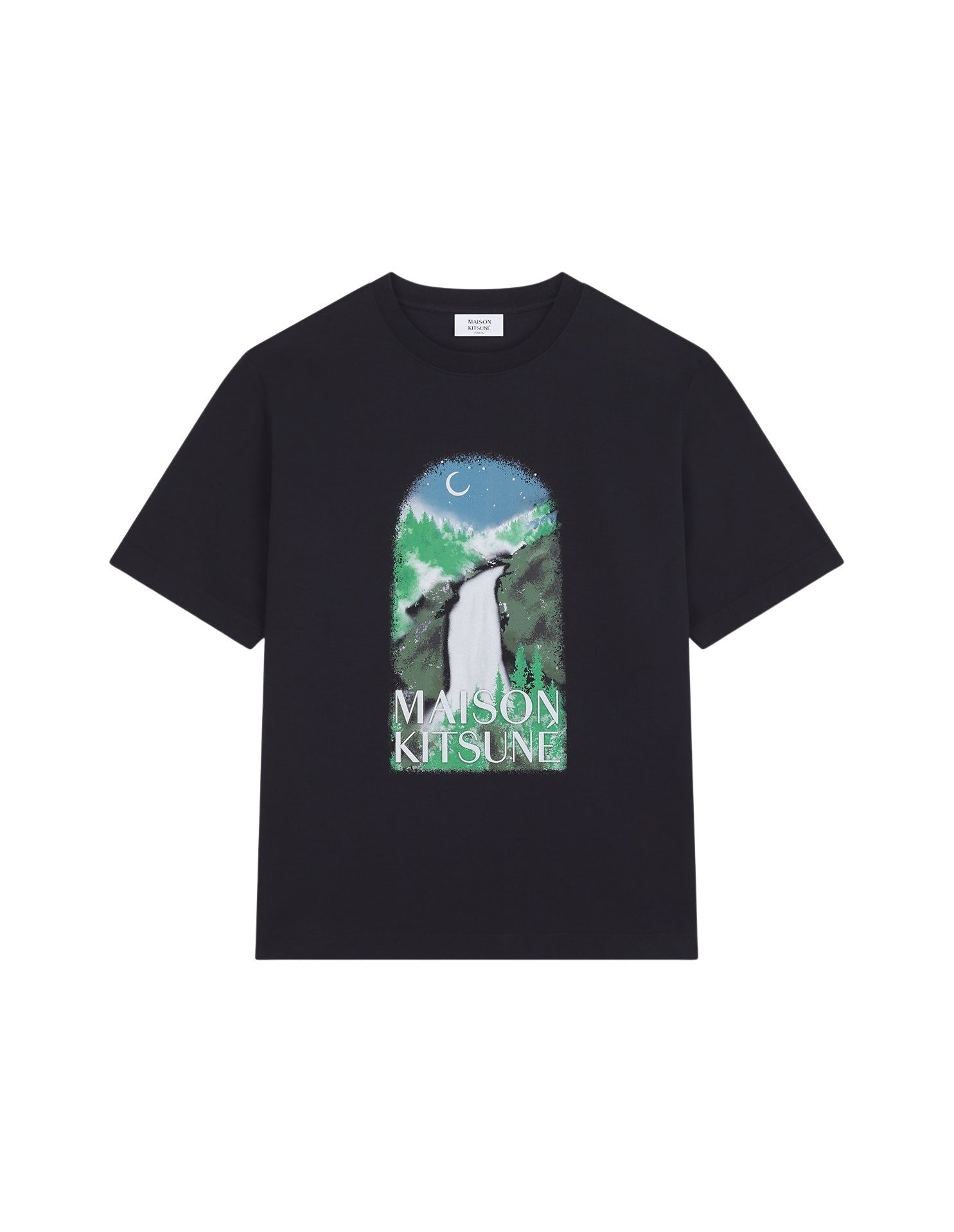 Oversized T-shirt with print - Black