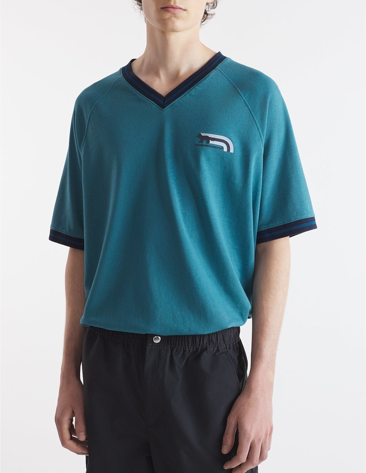 Round neck T-shirt - Lake Blue