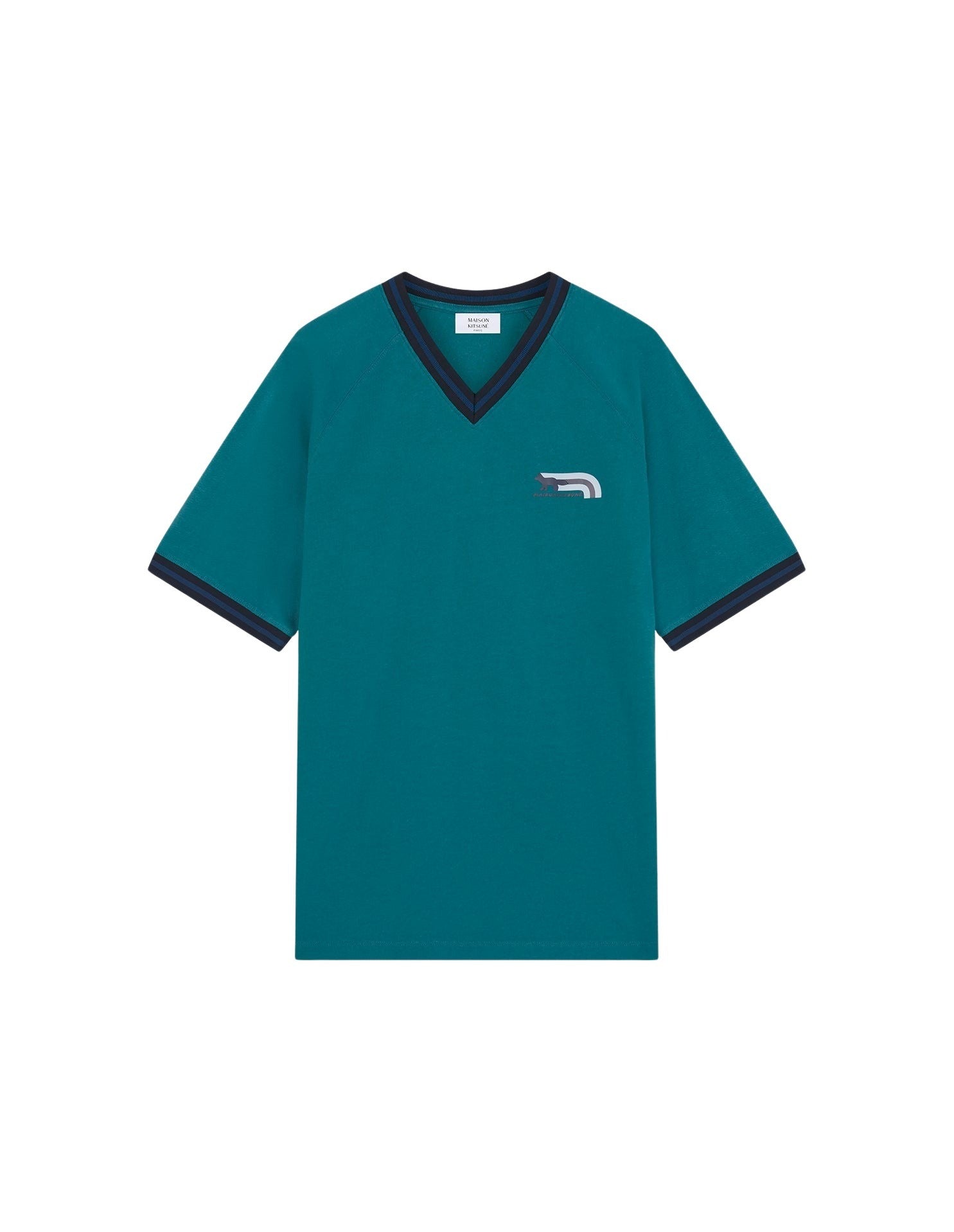 Round neck T-shirt - Lake Blue