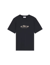 T-shirt à encolure arrondie - Black