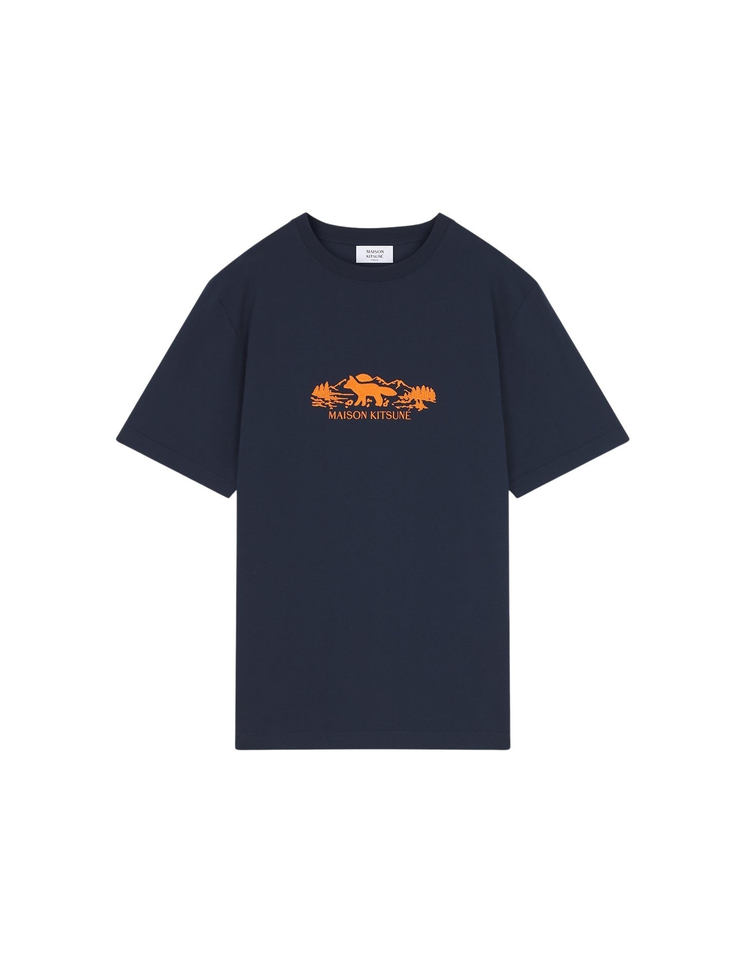T-shirt à encolure arrondie - Navy