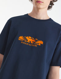 T-shirt à encolure arrondie - Navy