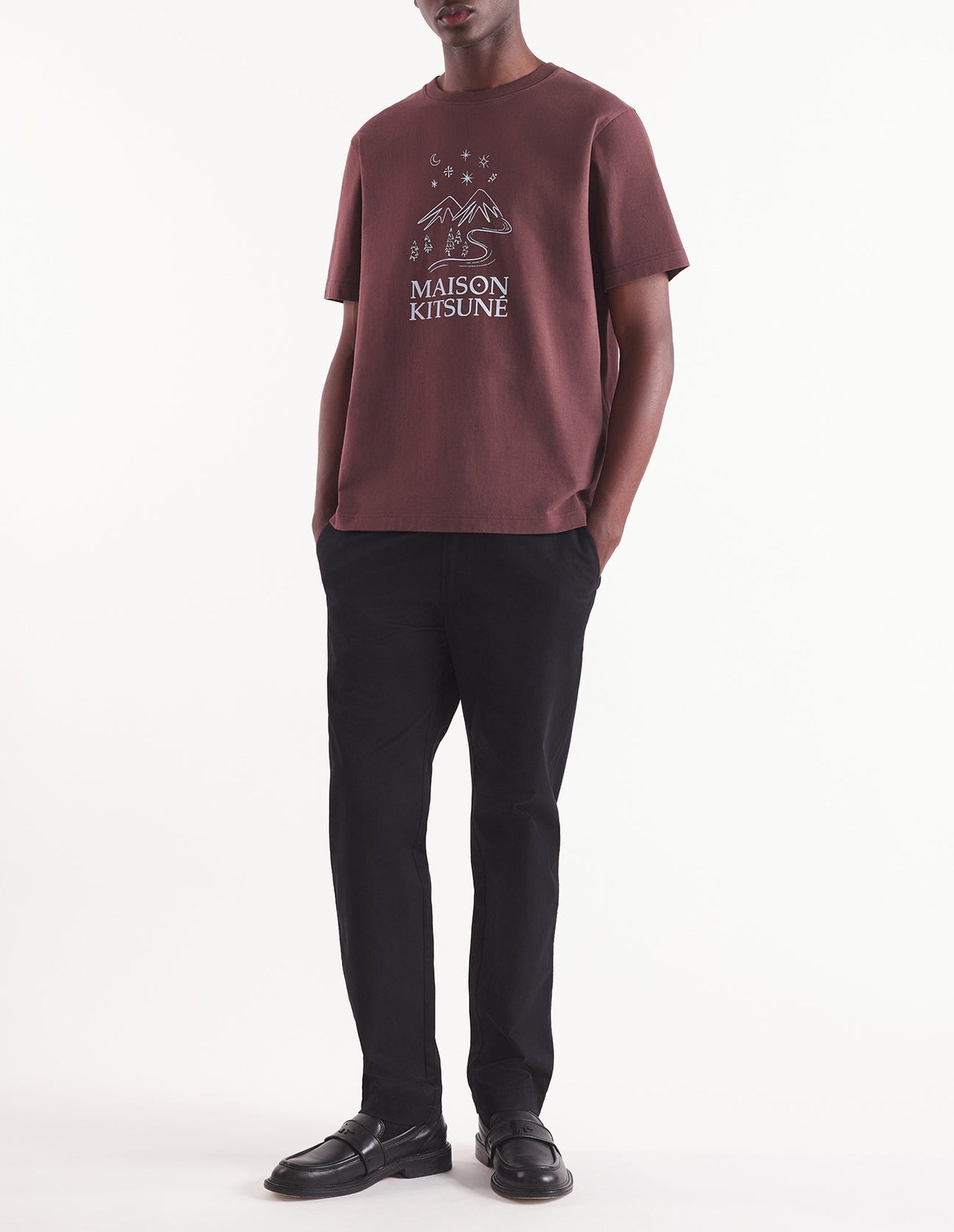 Round neck T-shirt - Firewood