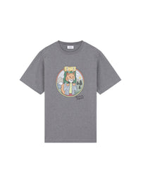 T-shirt à encolure arrondie - Medium Grey Melange