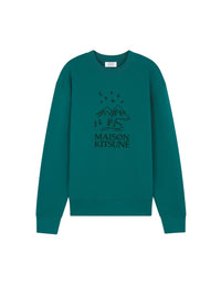 Flocked long-sleeved sweatshirt - Elm