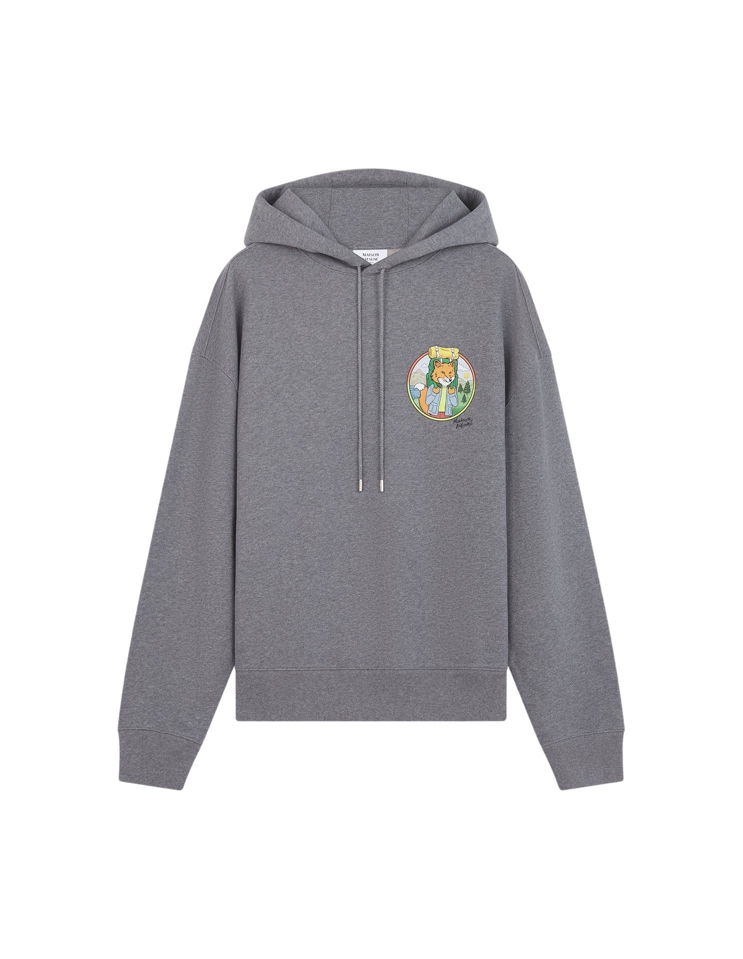 Long-sleeved hoodie - Medium Grey Melange