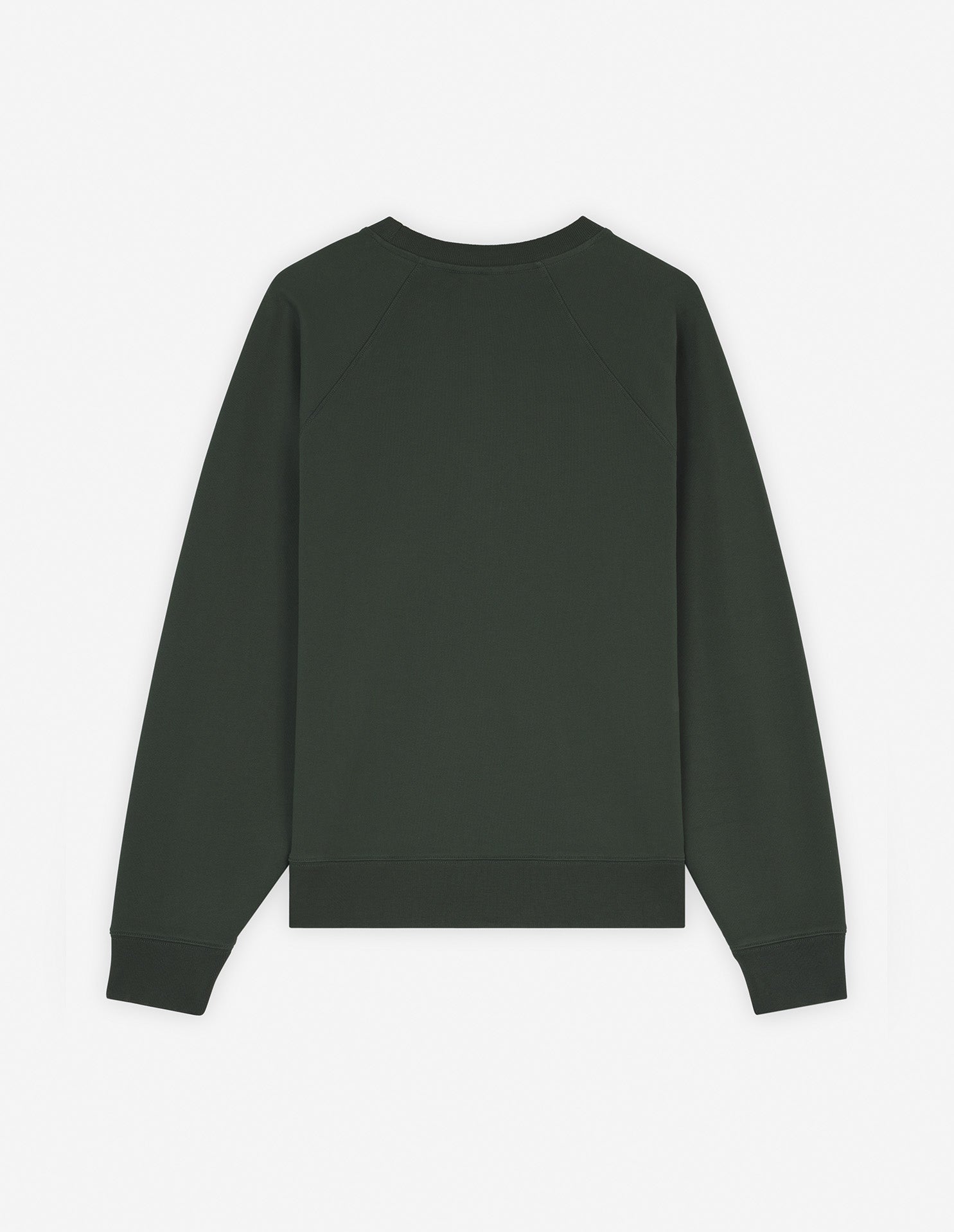 Sweatshirt oversize à col rond avec broderie à l'avant - Ranger Green