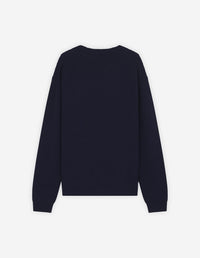 Bold Fox Head wool cardigan - Ink Blue