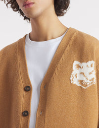 Long-sleeved cardigan with wool crest - Sequoia