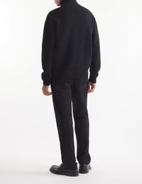 Fox Head wool high neck jumper - Black