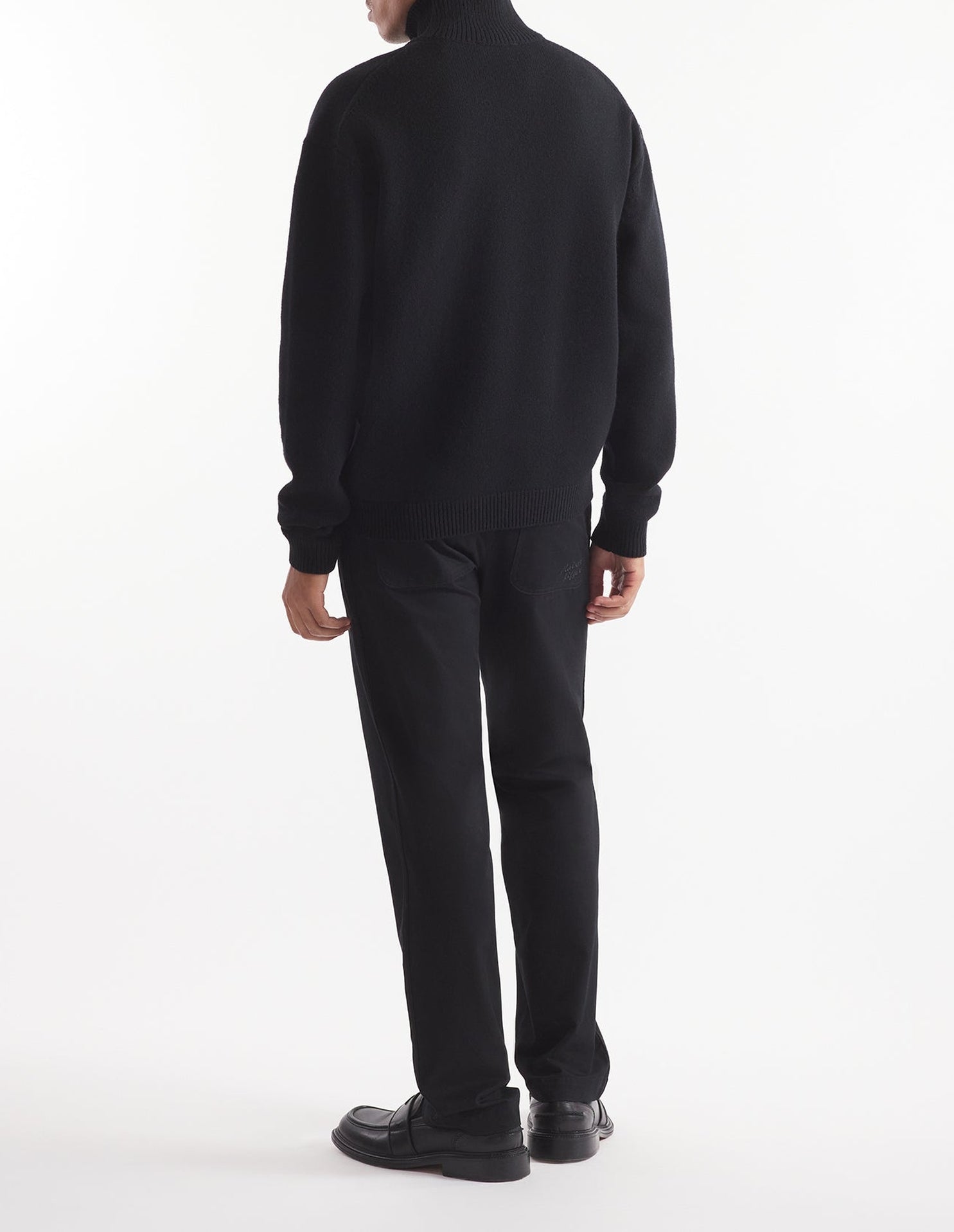 Fox Head wool high neck jumper - Black