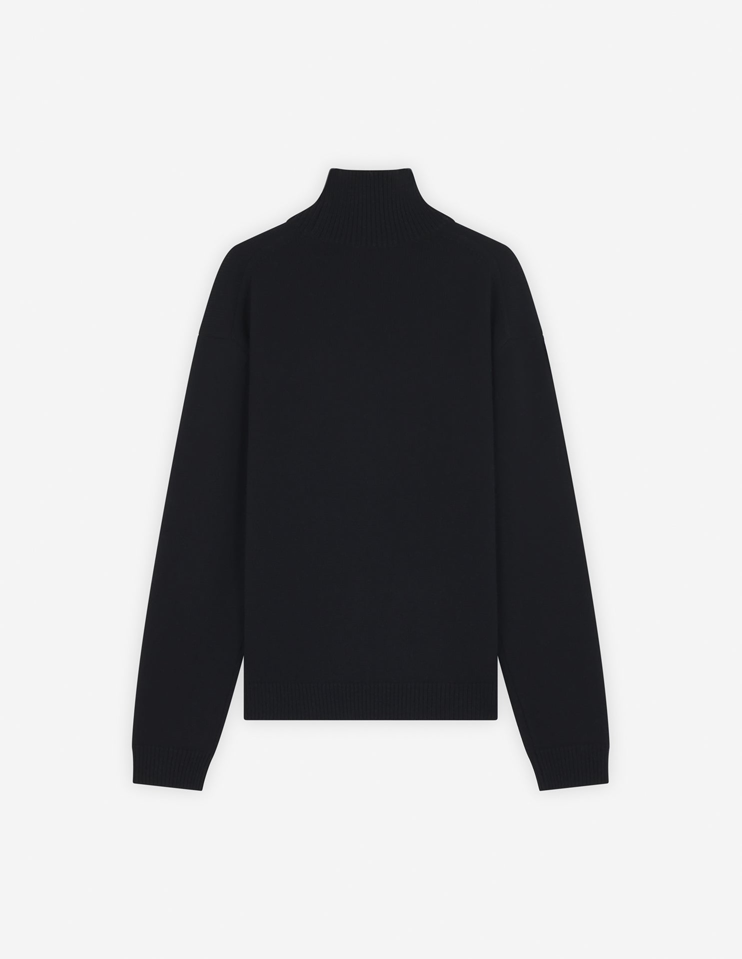 Fox Head wool high neck jumper - Black