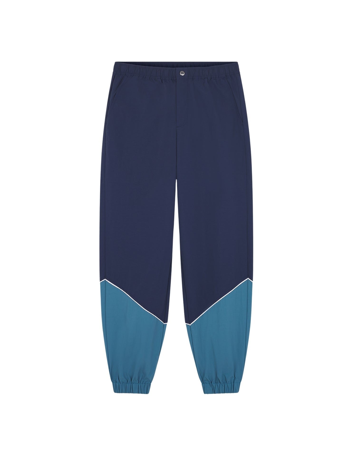 Back pocket trousers with patch - Lakeblue Navy Block