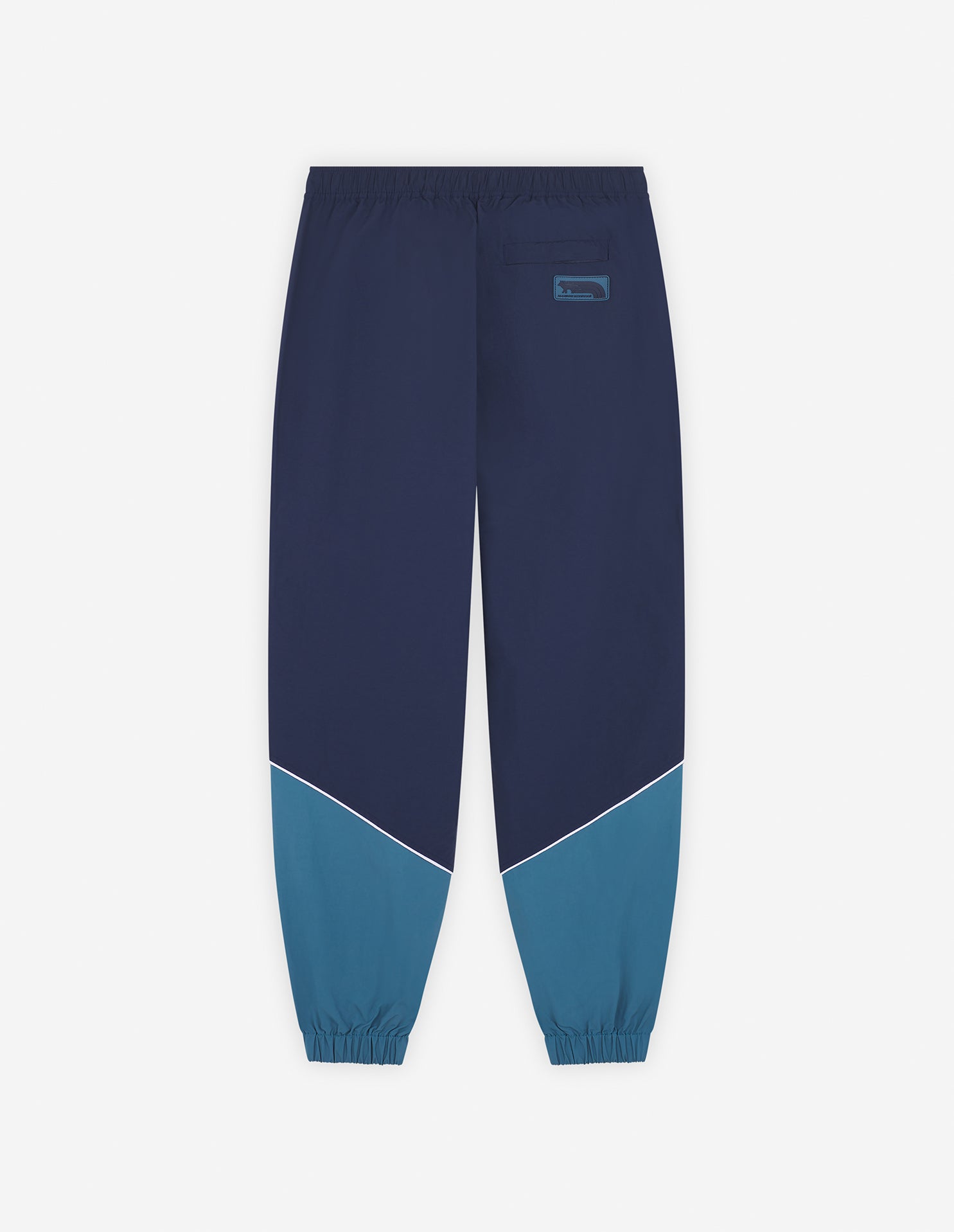 Back pocket trousers with patch - Lakeblue Navy Block