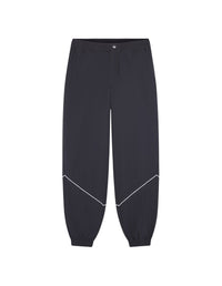 Back pocket trousers with badge - Black