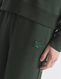 Pantalon de survêtement Bold Fox Head avec écusson - Ranger Green