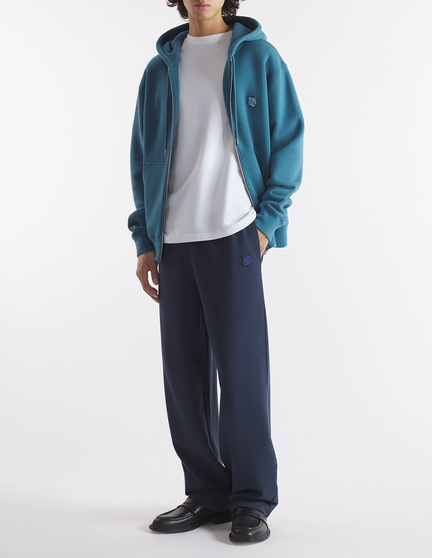 Pantalon de survêtement Bold Fox Head avec écusson - Deep Navy