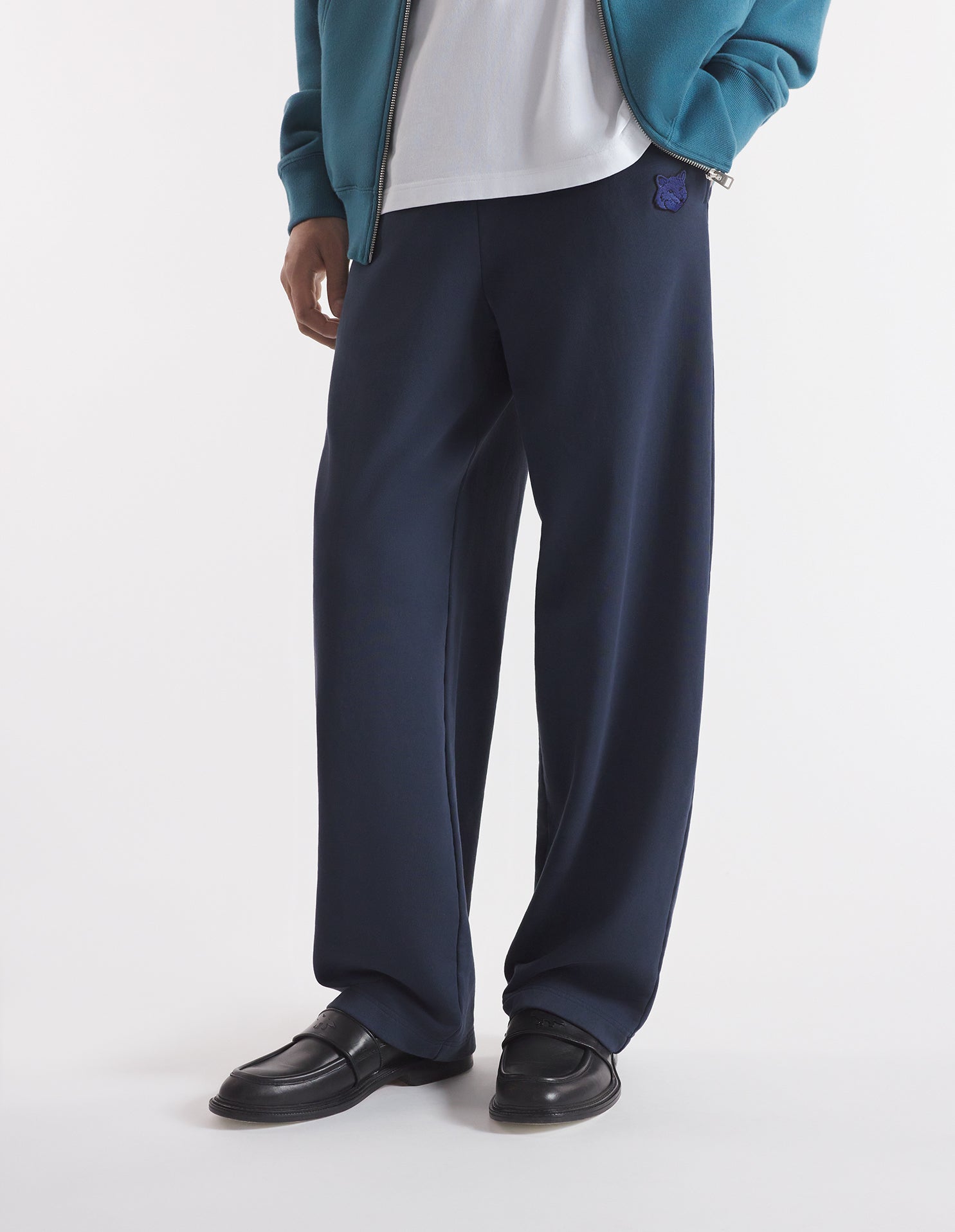 Pantalon de survêtement Bold Fox Head avec écusson - Deep Navy