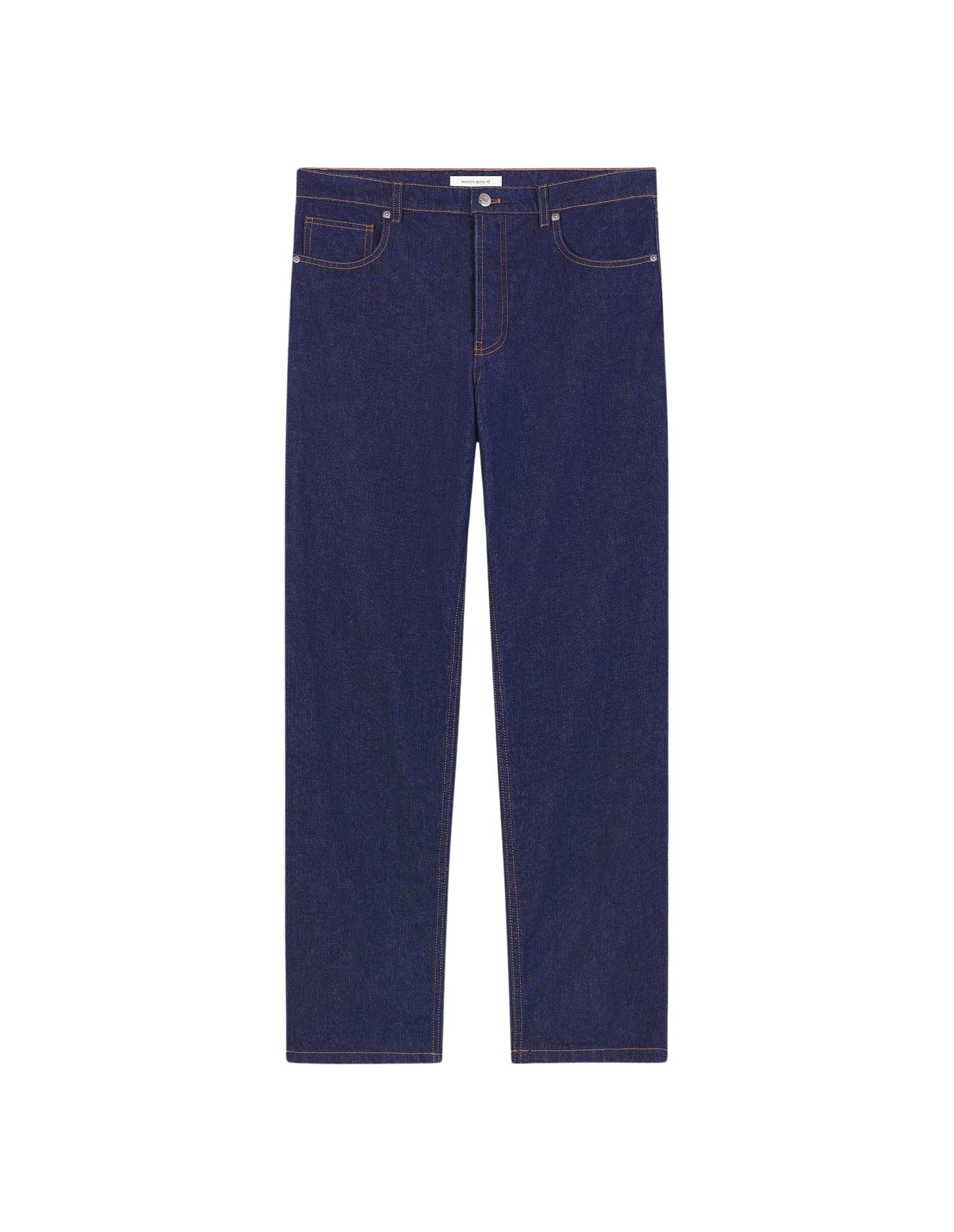 Pantalon droit en denim - Indigo