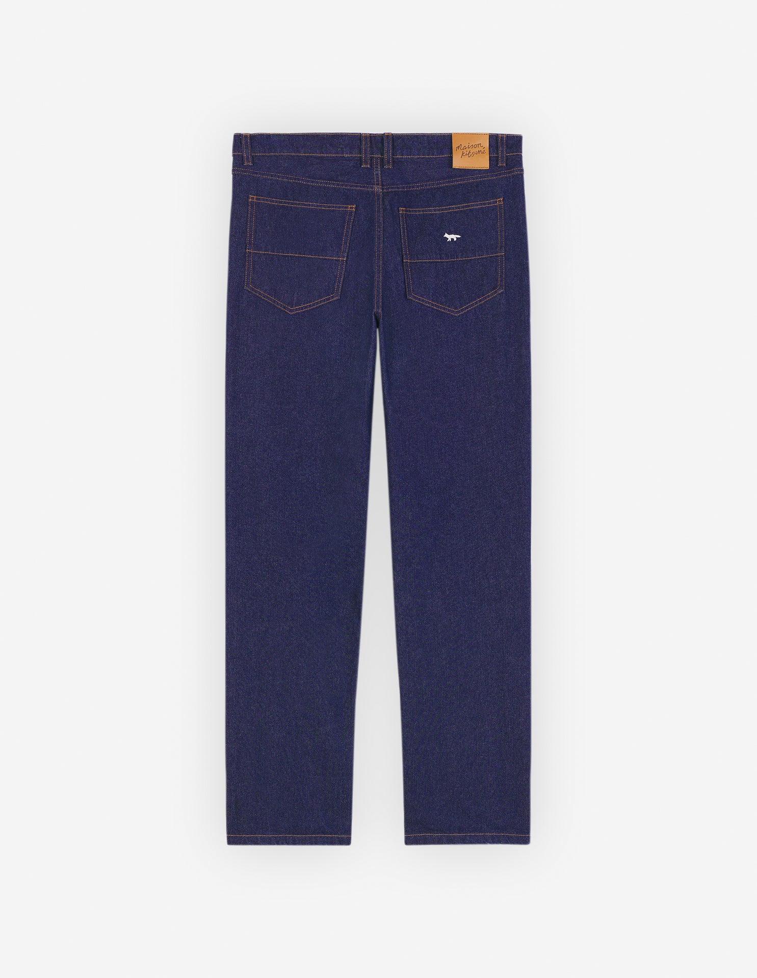 Pantalon droit en denim - Indigo