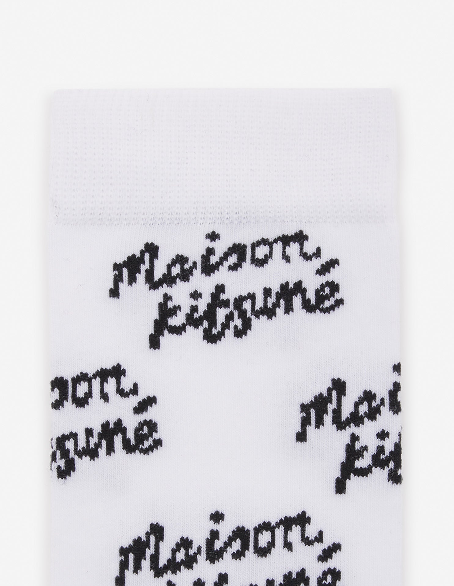 Jacquard socks - White