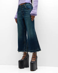 Jean évasé Mj Signature denim - Future Indigo