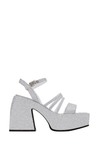 Bulla Chibi 120 Sandals - Silver Glitter