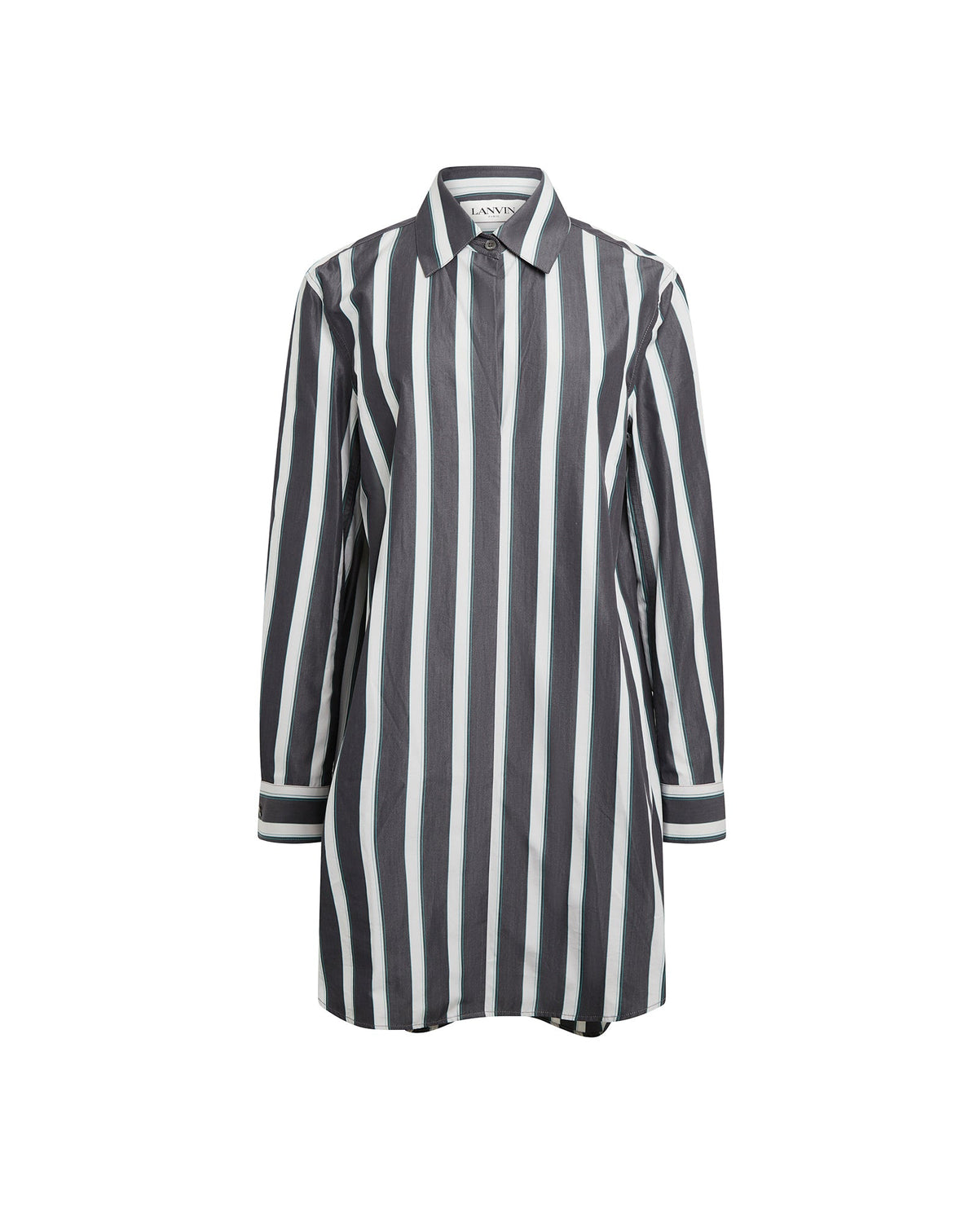 Robe mini à rayures - Ardoise