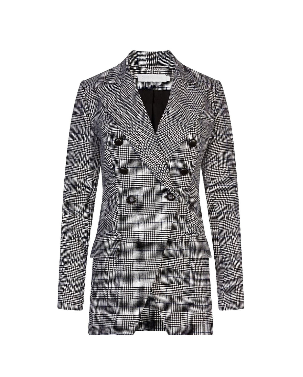 Veste Note à double boutonnage - Noir & Blanc