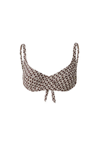 Haut de bikini balconnet Noto imprimé - Chain
