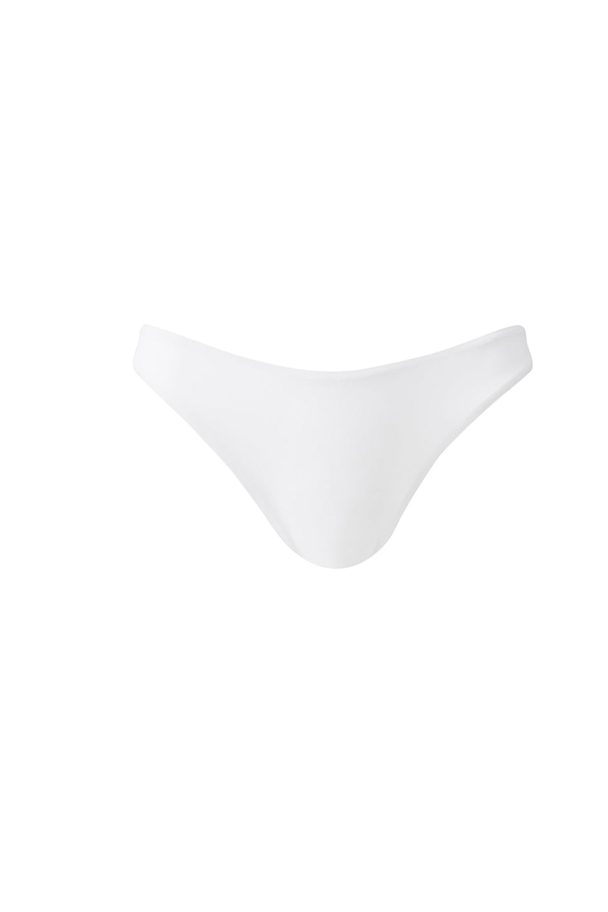 Bas de bikini taille haute Noto - White