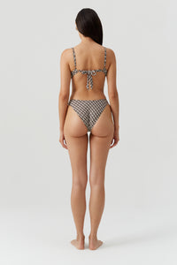 Haut de bikini balconnet Noto imprimé - Chain