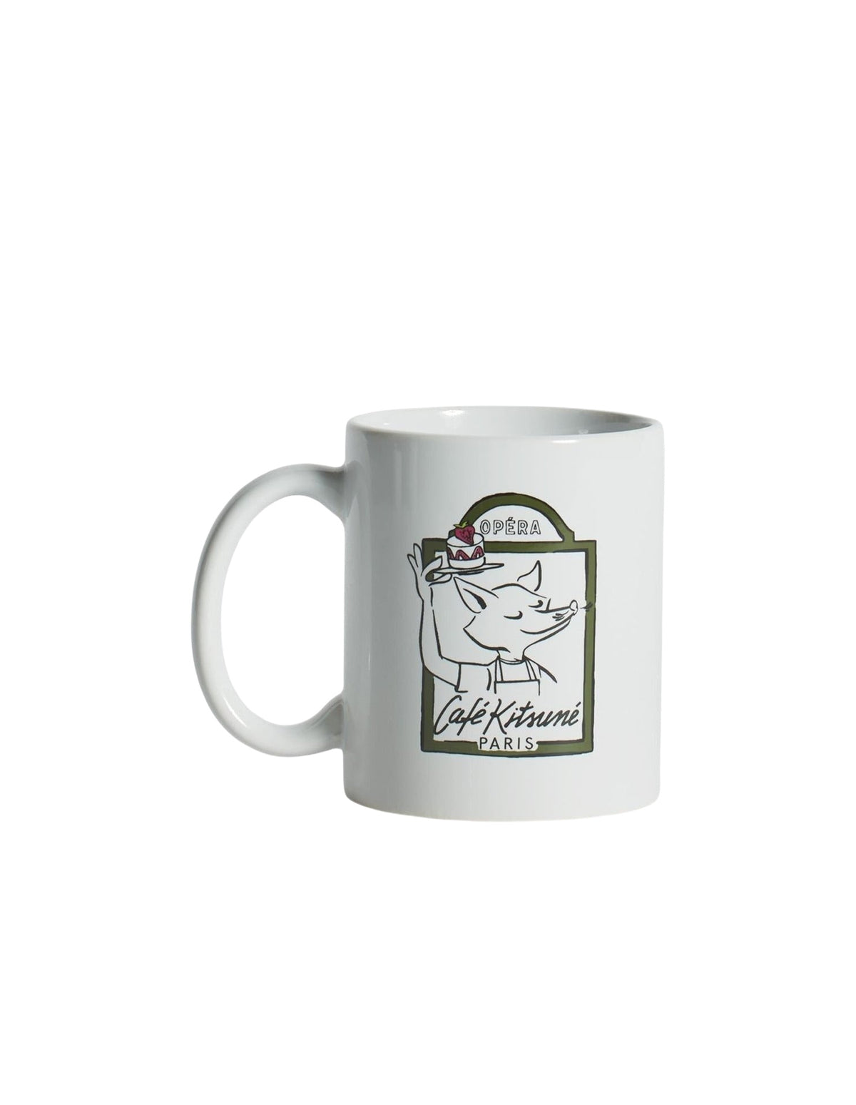 Mug Opera Café Kitsuné en céramique - White