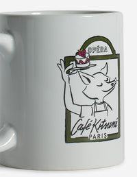 Kitsuné ceramic Opera Café mug - White