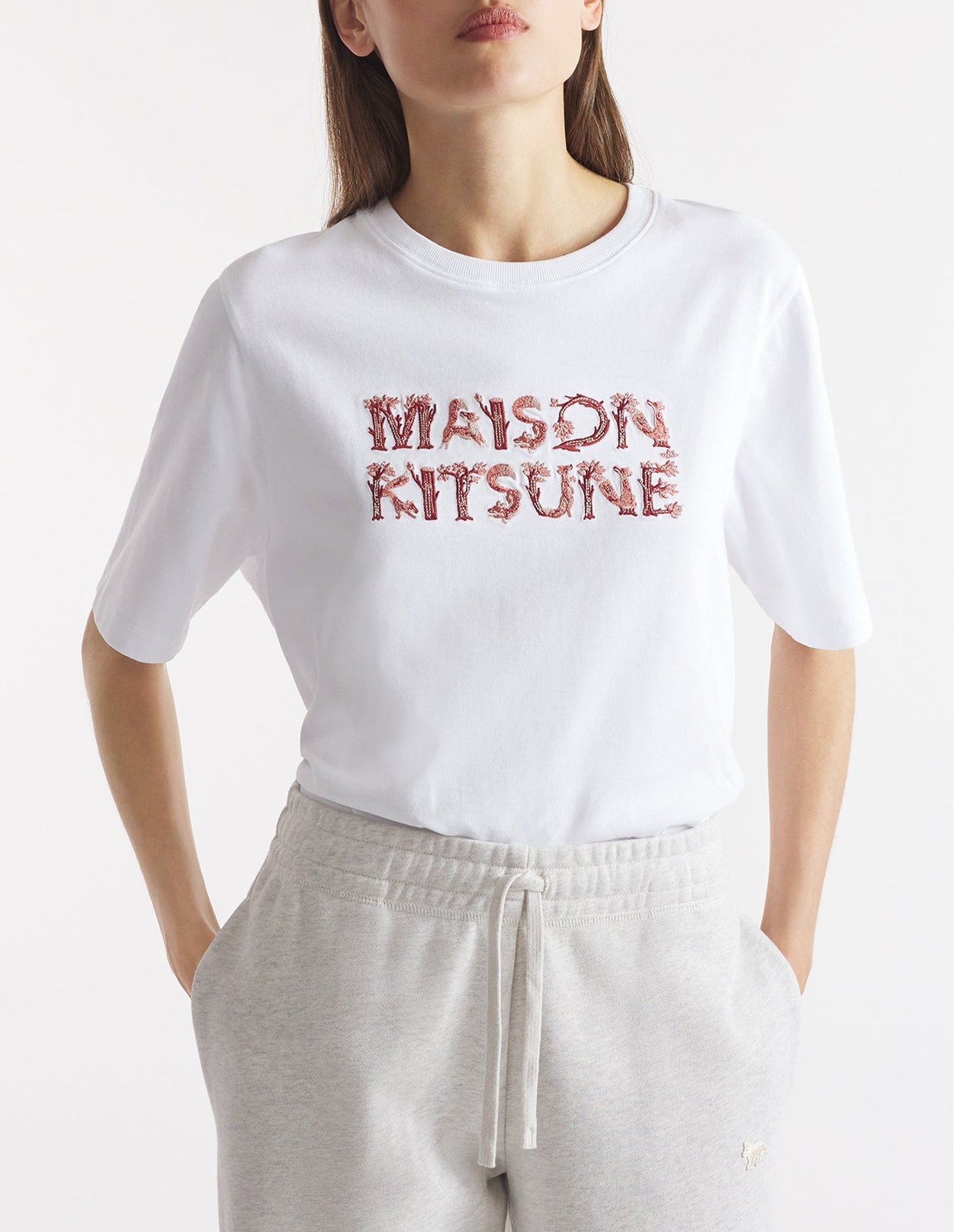 T-shirt avec broderie - White