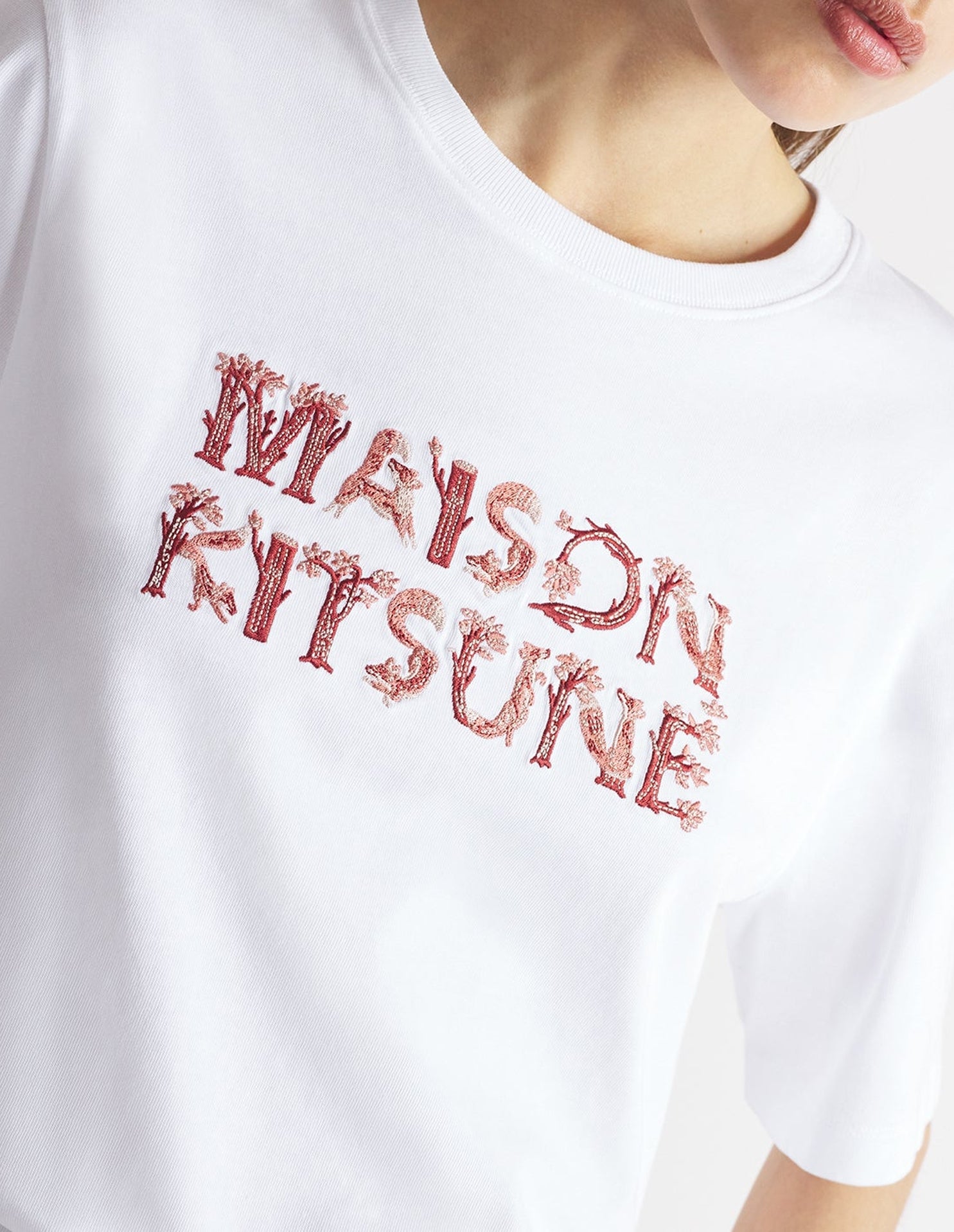 T-shirt avec broderie - White