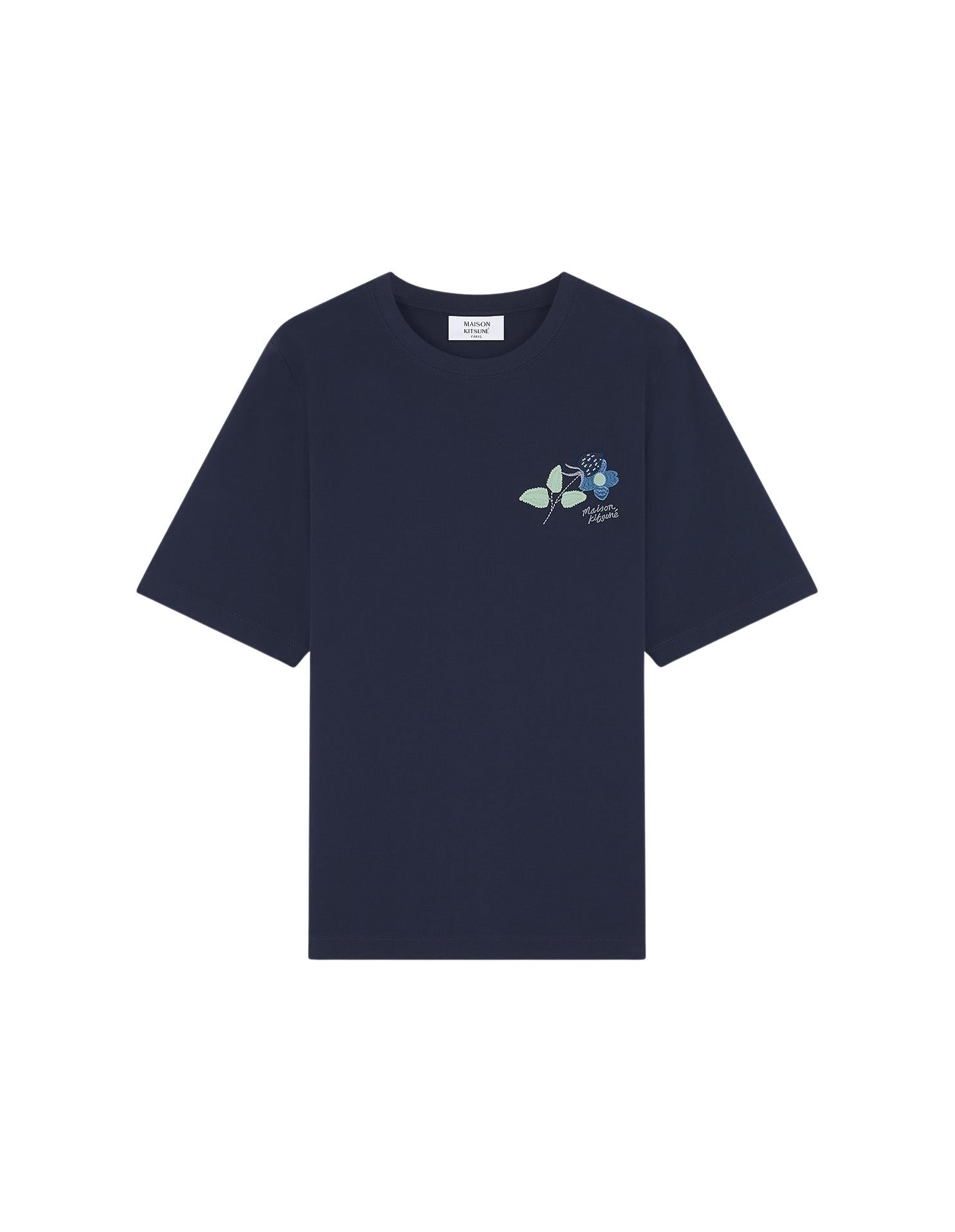 T-shirt à encolure arrondie - Navy