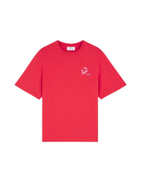 T-shirt avec broderie - Autumn Red