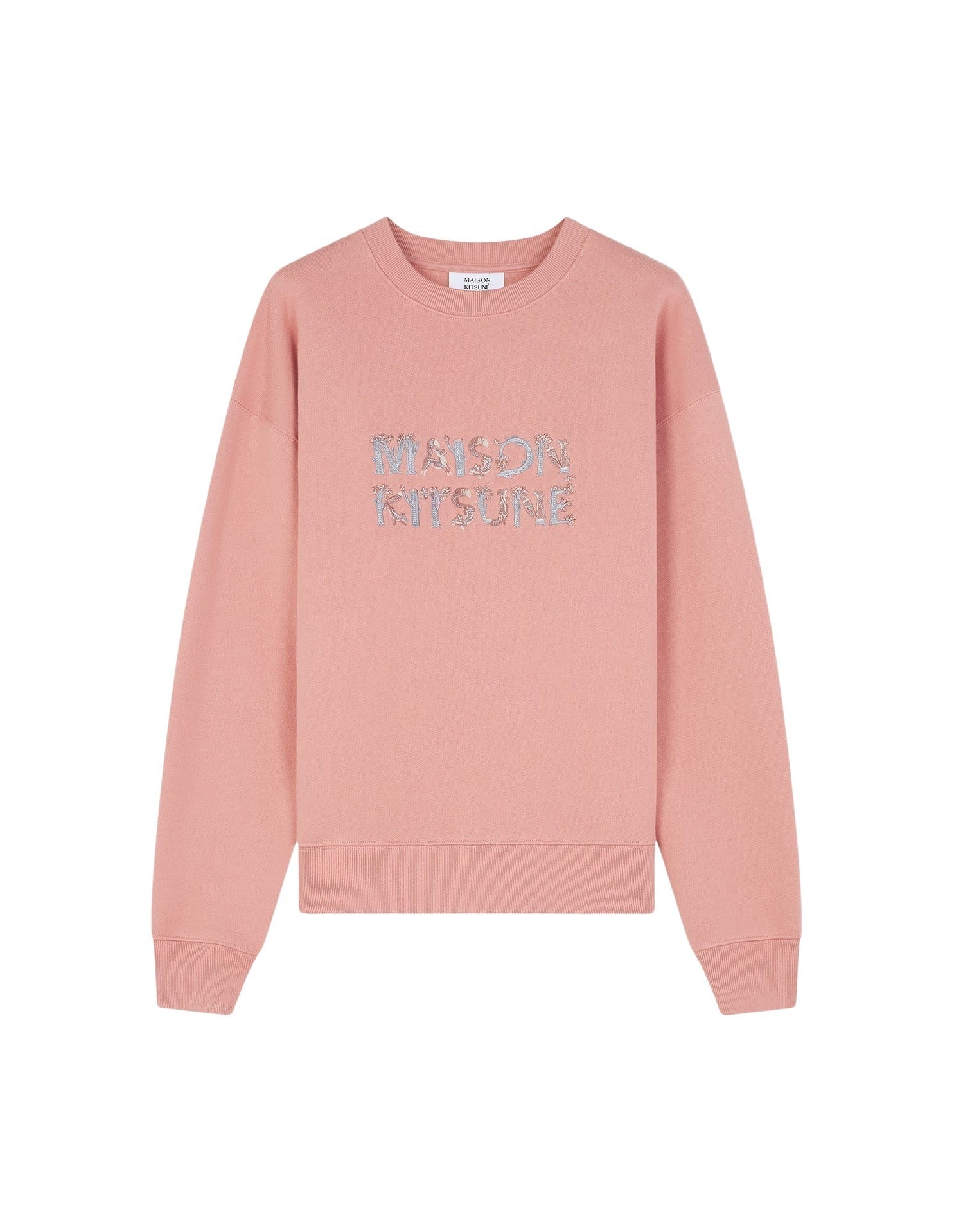 Sweatshirt à col rond avec broderie à l'avant - Acer Leaf