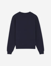 Sweatshirt à col rond avec broderie à l'avant - Navy