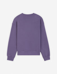 Sweatshirt à col rond avec broderie à l'avant - Aster