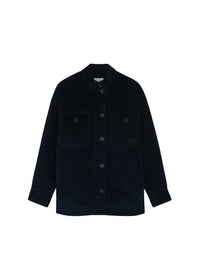 Surchemise oversize en velours côtelé - Navy