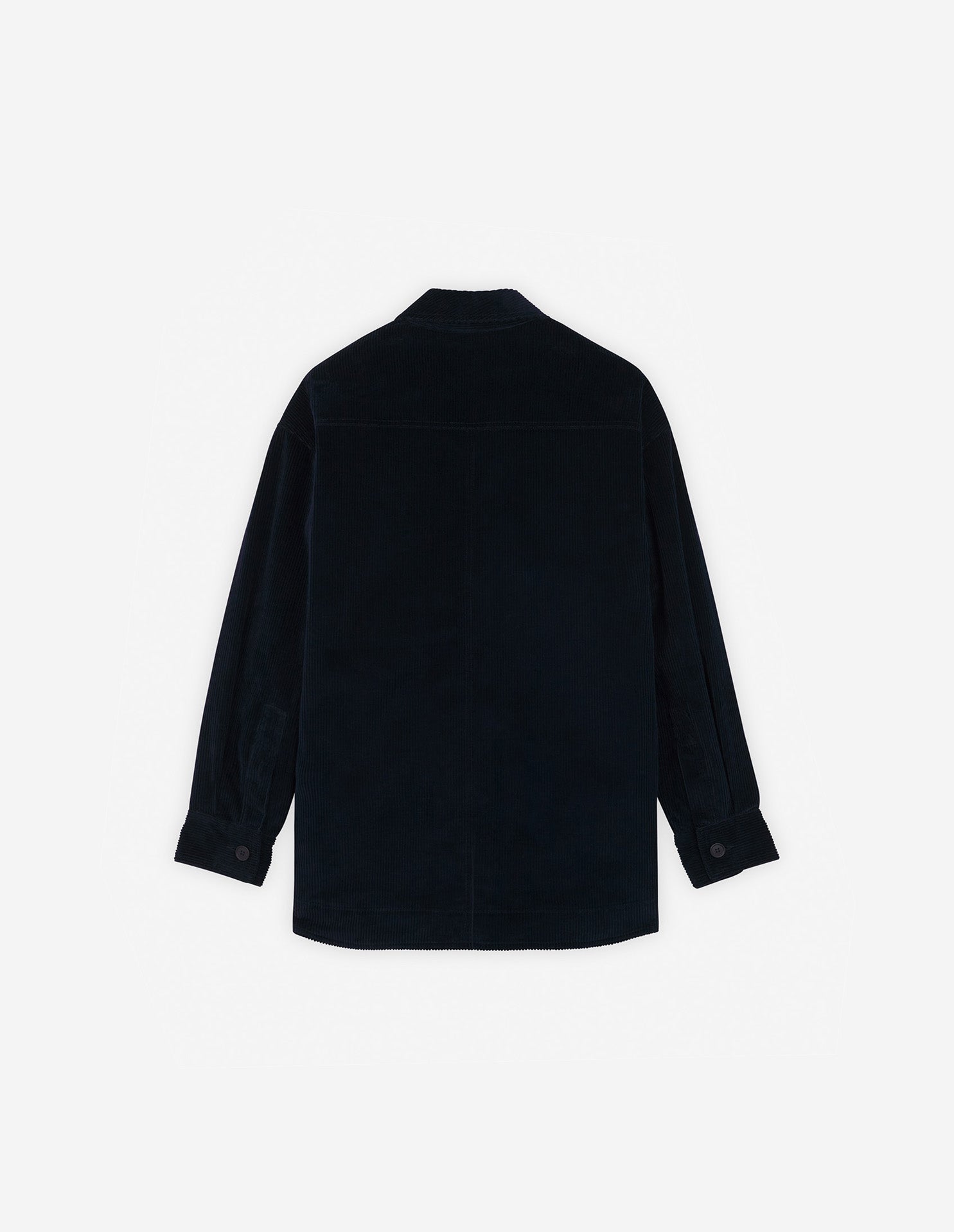 Surchemise oversize en velours côtelé - Navy