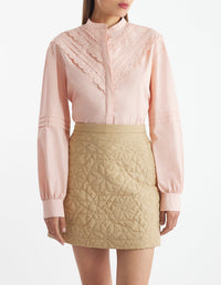Blouse with English embroidery - Pasture Rose