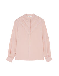 Blouse with English embroidery - Pasture Rose