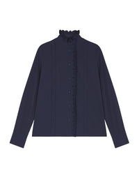Chemise avec broderies anglaises - Navy