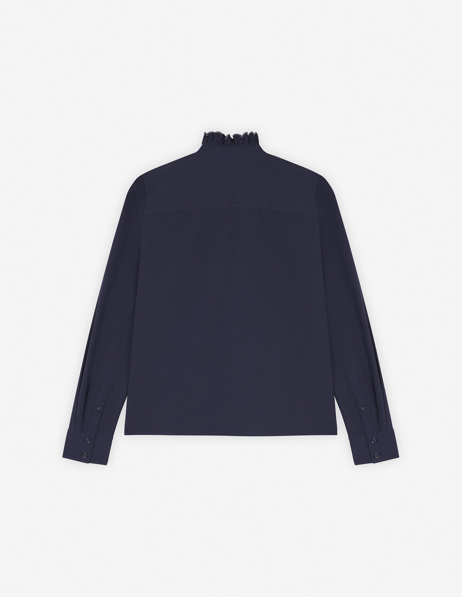 Chemise avec broderies anglaises - Navy