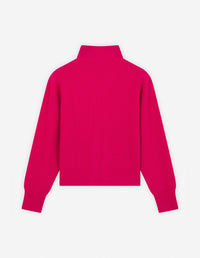 Cardigan Bold Fox Head zippé en laine et cachemire - Supernova