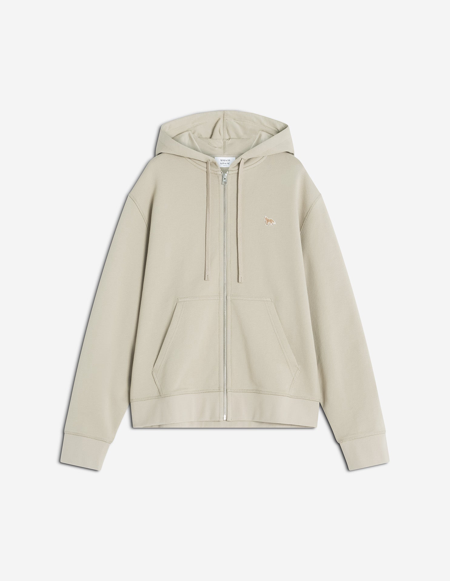 Baby Fox Zipped Hoodie - Pure Cashmere